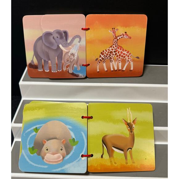 Classic World brand my wooden wild animals books excellent condition - Picture 4 of 6